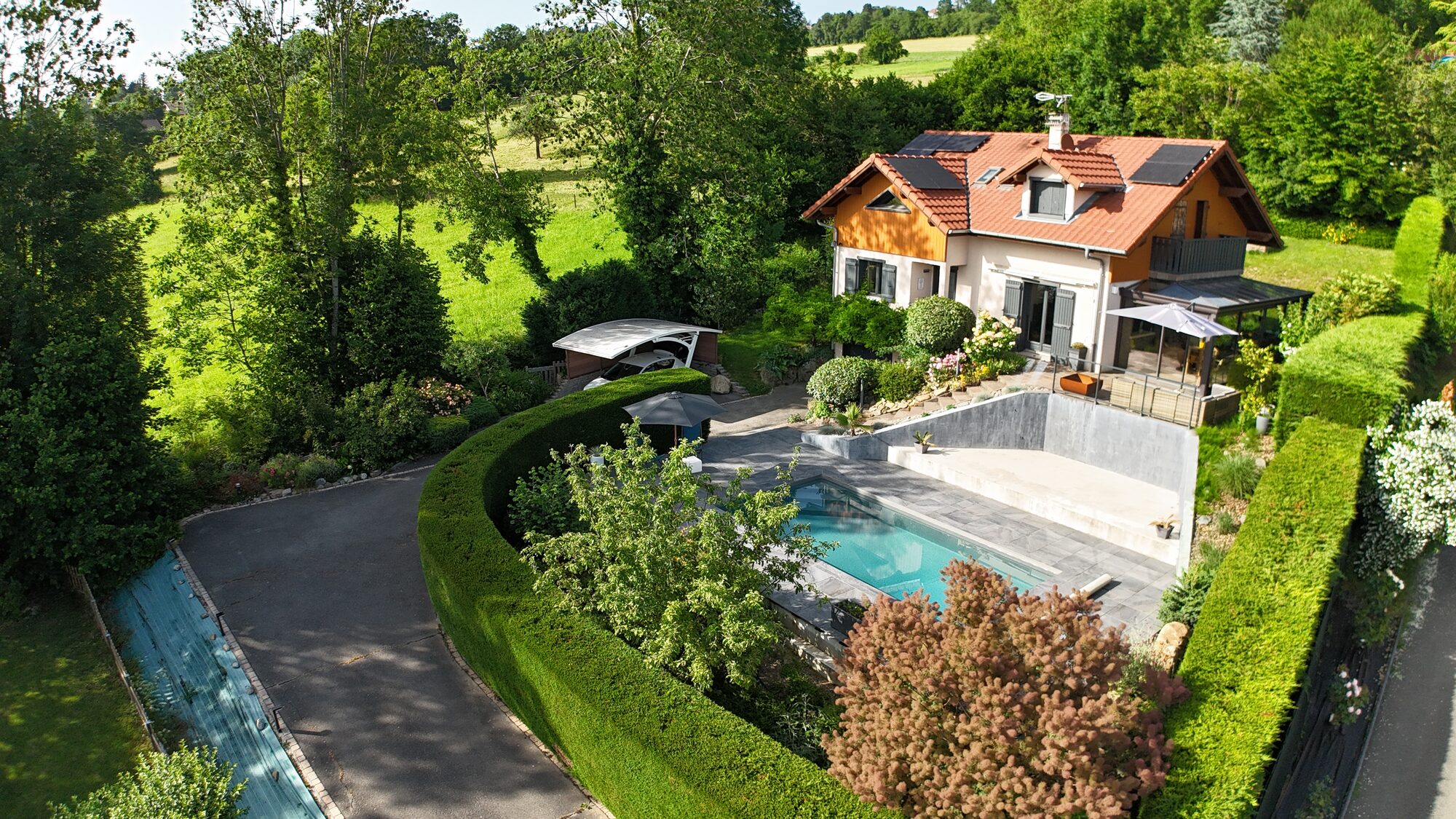 Vue aérienne